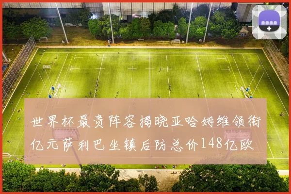 世界杯最贵阵容揭晓亚哈姆维领衔亿元萨利巴坐镇后防总价148亿欧